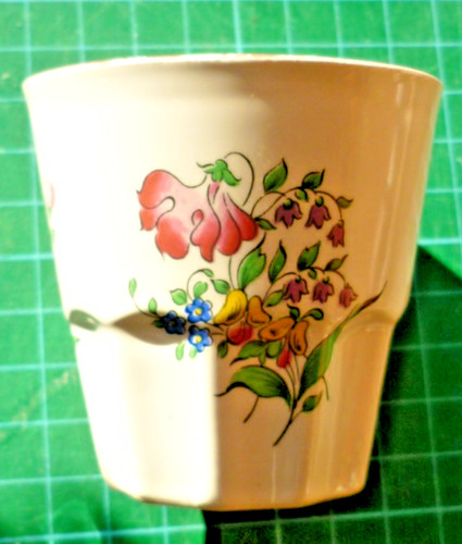 Gobelet fleuri petit - ,