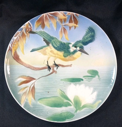 Plat faience xixe martin - plat,