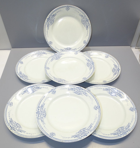 Assiettes plates ceramique - assiettes,