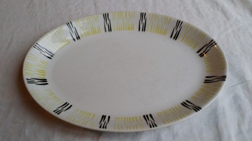 Ancien plat ovale - ovale, en