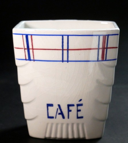 Pot café art déco - pot, à